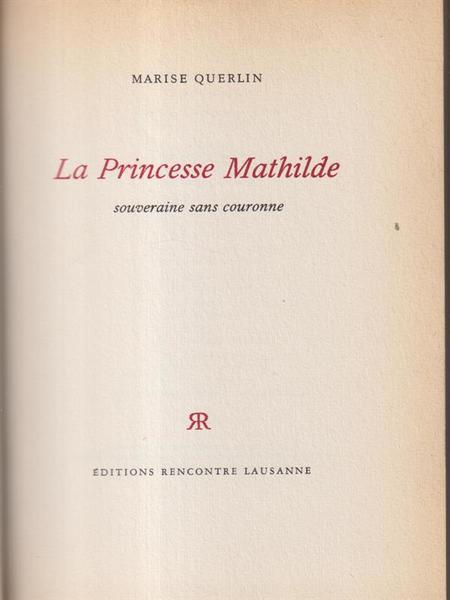 La princesse Mathilde