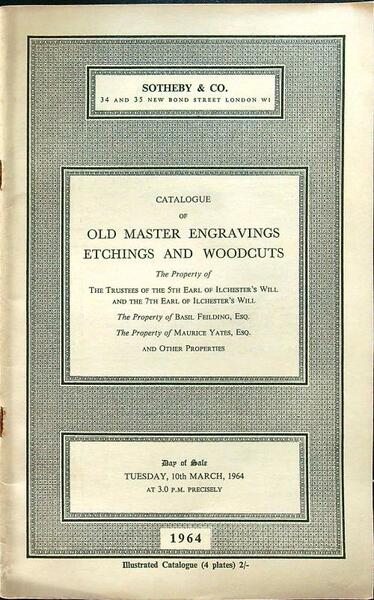 Catalogue of old master engravings etchings and woodcuts