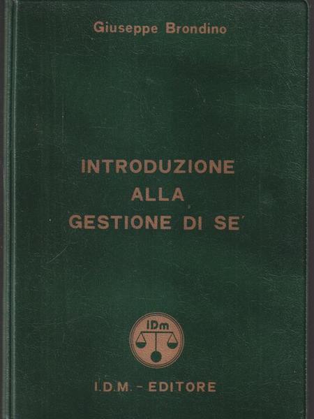 Introduzione alla gestione di se'
