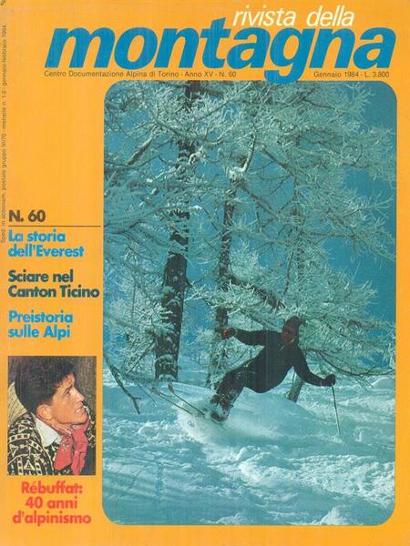 Rivista della montagna annata 1984