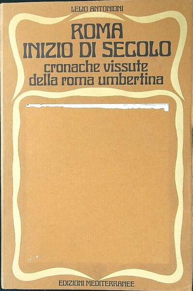 Roma inizio di secolo