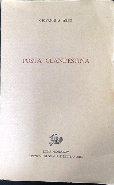 Posta clandestina