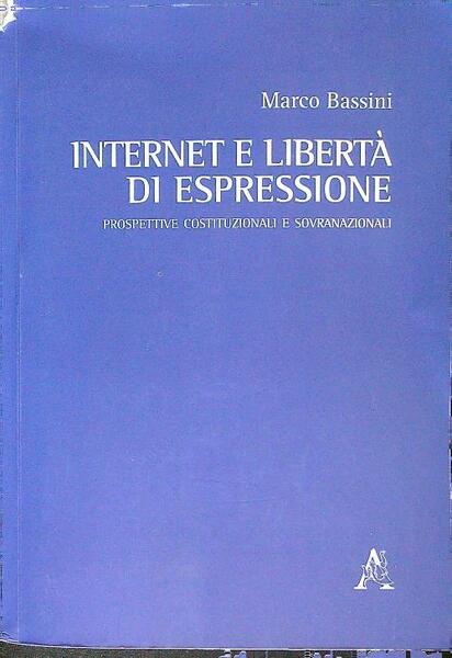 Internet e liberta' di espressione