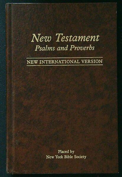 New testament Psalms and proverbs
