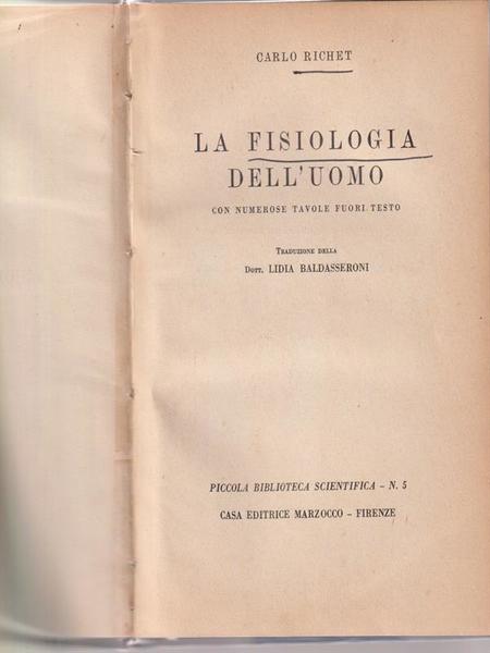 La fisiologia dell'uomo