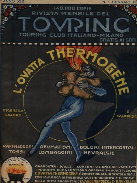 Touring Club 1913 - Annata compleata + 2 Volumi 'Lazio'
