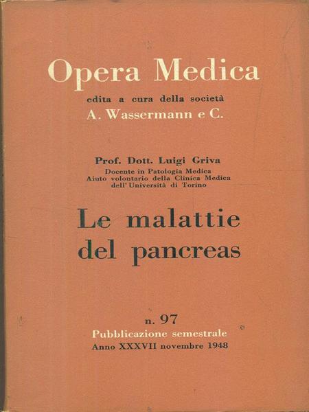 Le malattie del pancreas