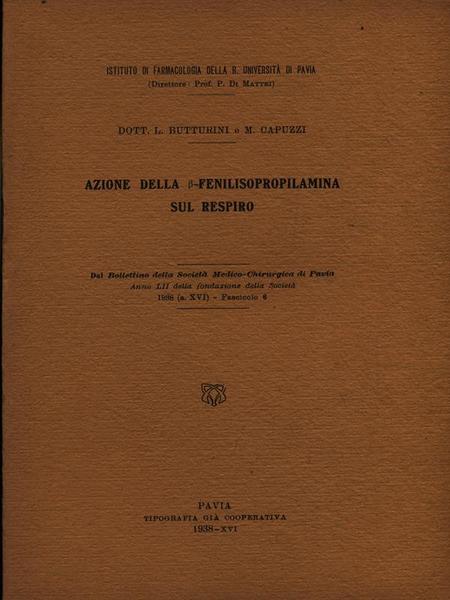 Azione della B-Fenilisopropilamina sul respiro - Estratto