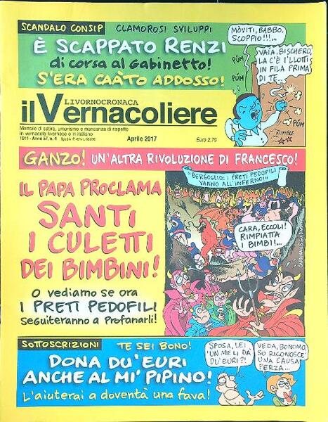 Il Vernacoliere n. 4/aprile 2017