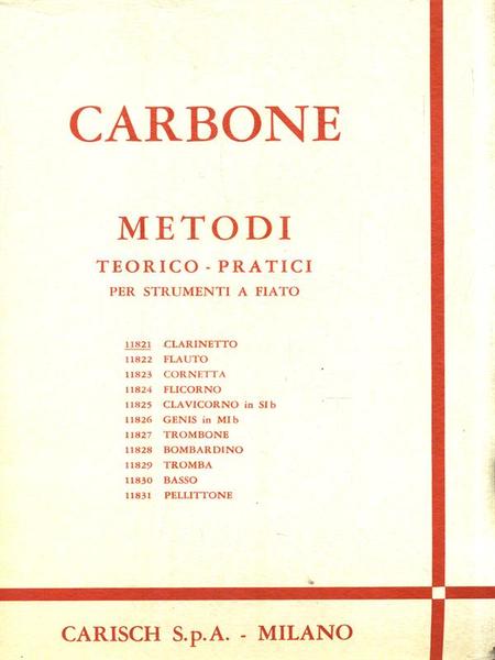 Metodi Teorico-Pratici per strumenti a fiato - 11821 Clarinetto