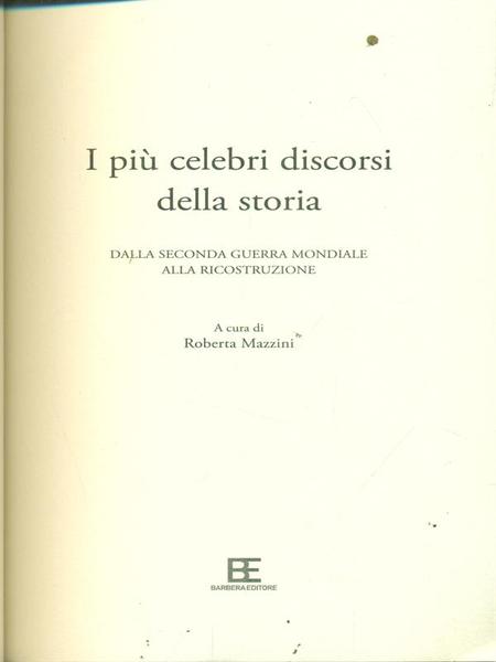 I piu' celebri discorsi della storia vol.2