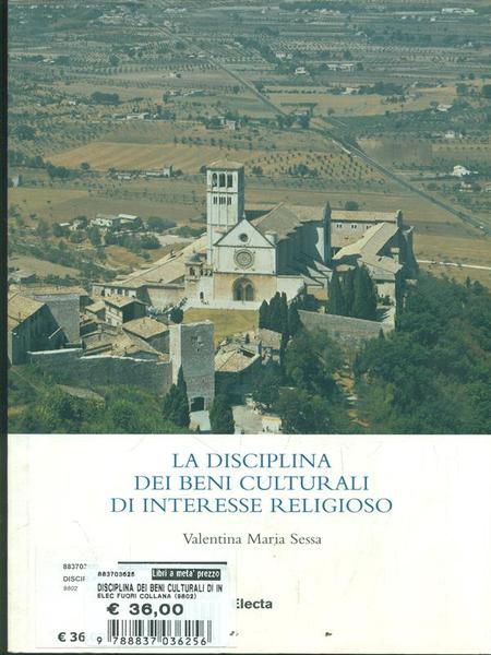 La disciplina dei beni culturali di interesse religioso