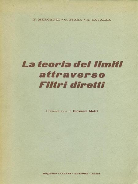 La teoria dei limiti attraverso Filtri diretti