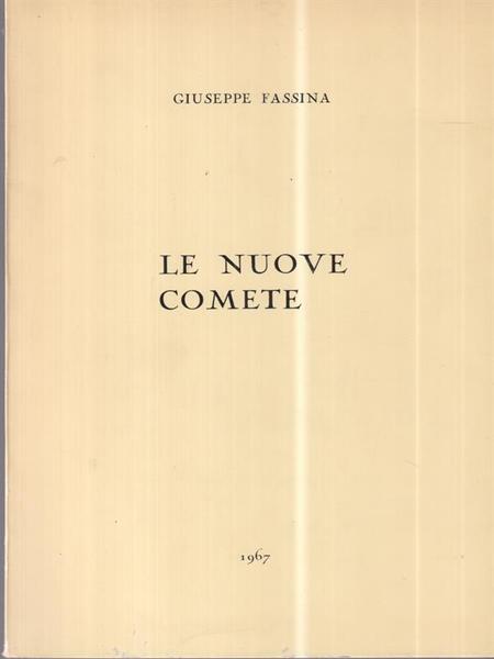 Le nuove comete
