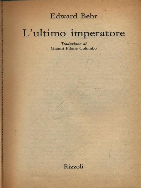 L'ultimo imperatore