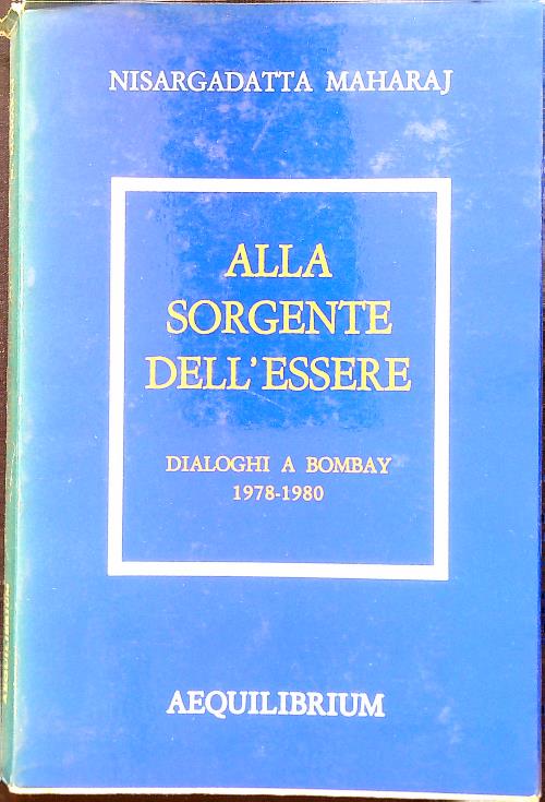 Alla sorgente dell'essere