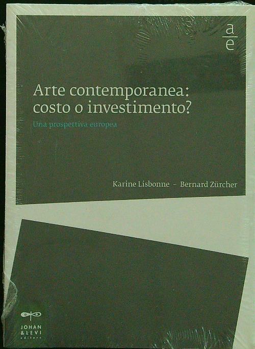 Arte contemporanea: costo o investimento?