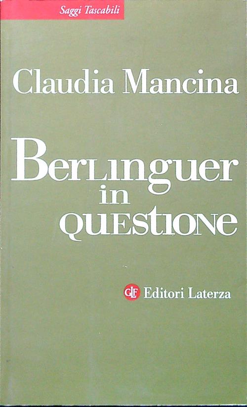 Berlinguer in questione