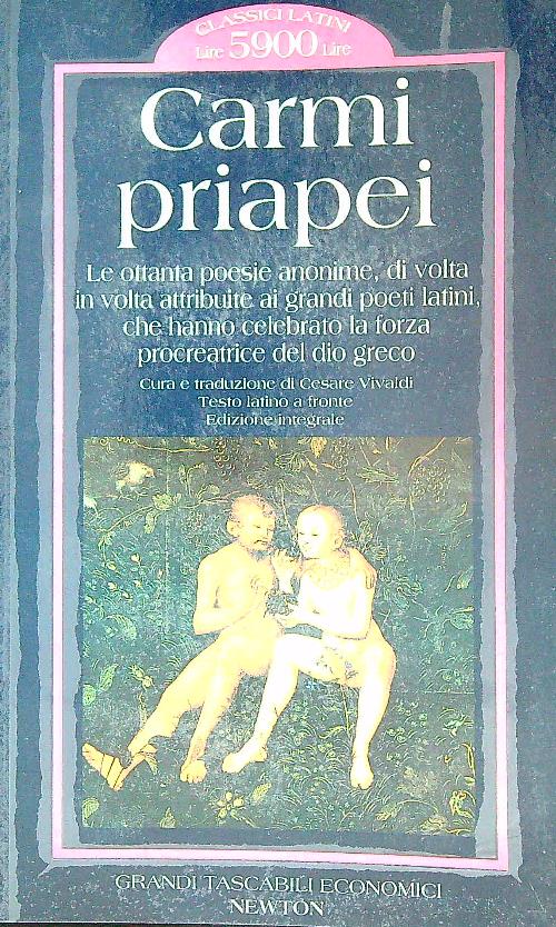 Carmi priapei. Testo latino a fronte