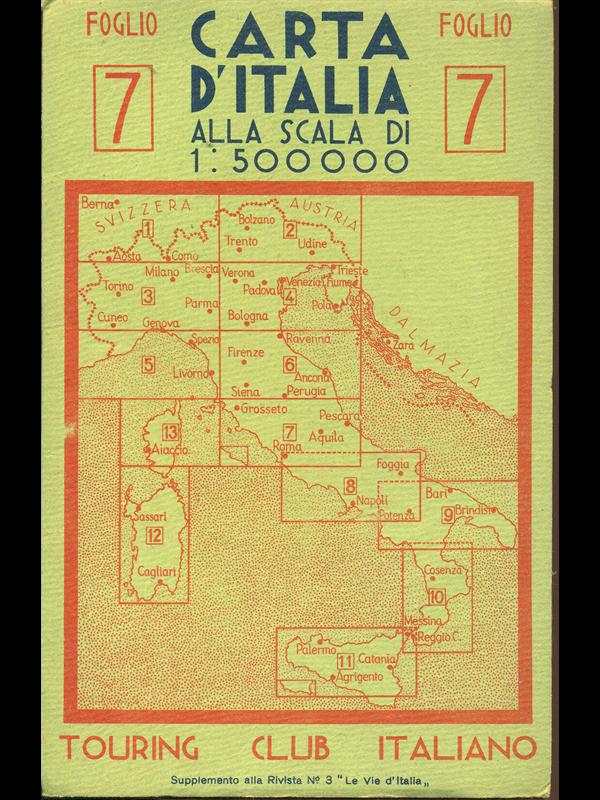 Carta d'Italia foglio 7