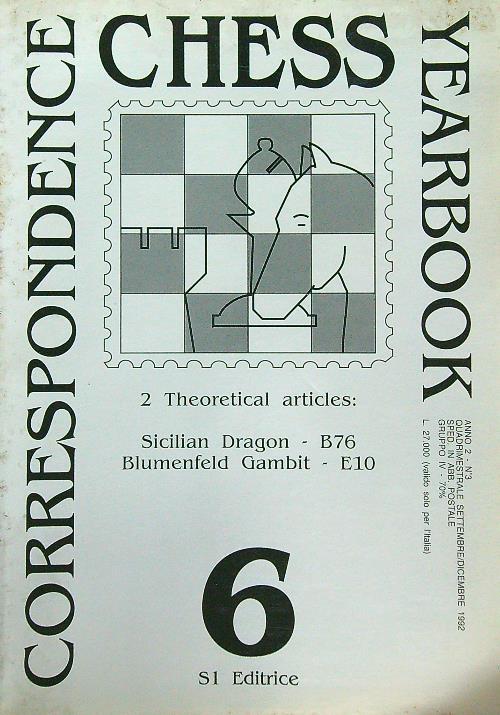 Correspondence chess yearbook 6