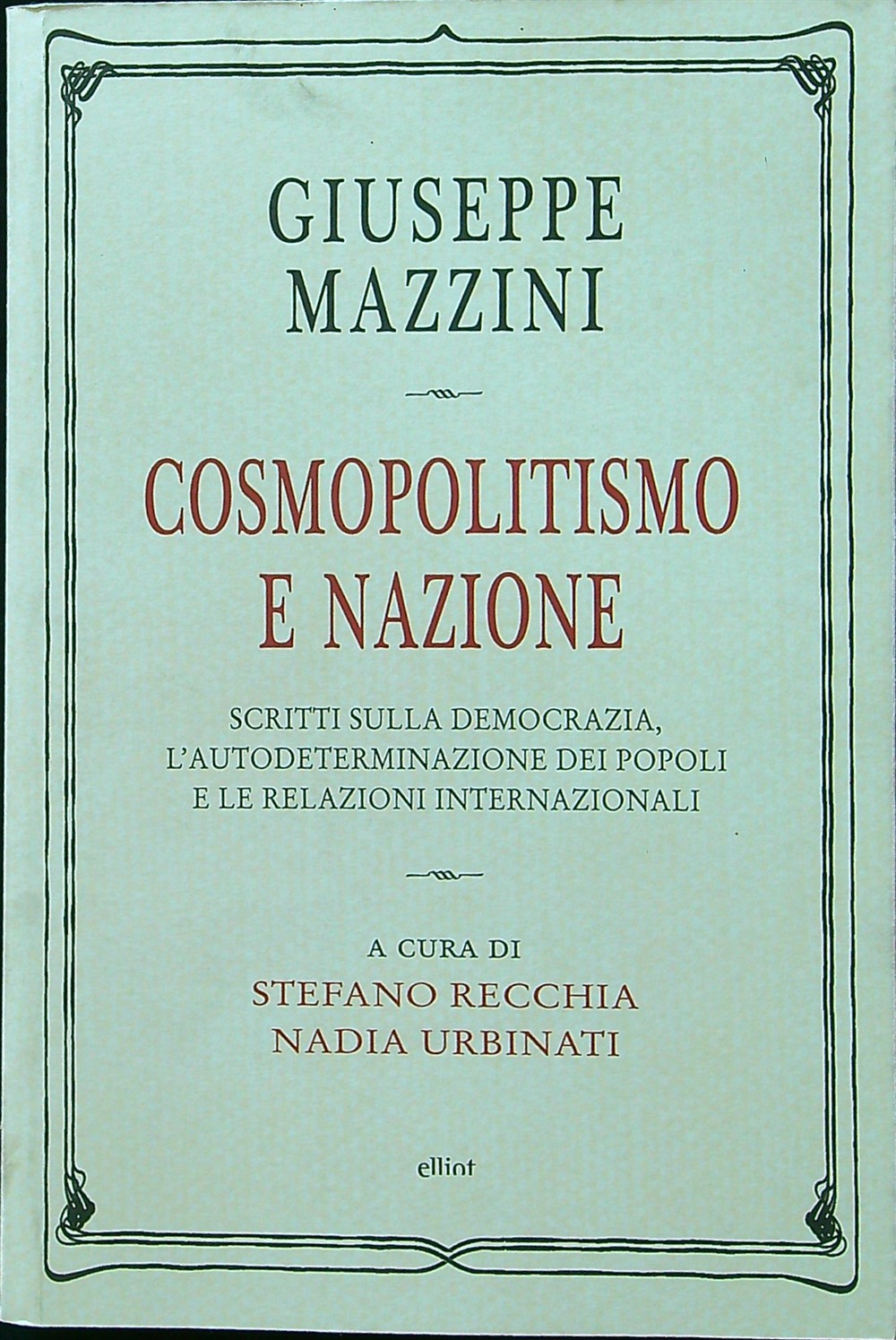 Cosmopolitismo e nazione
