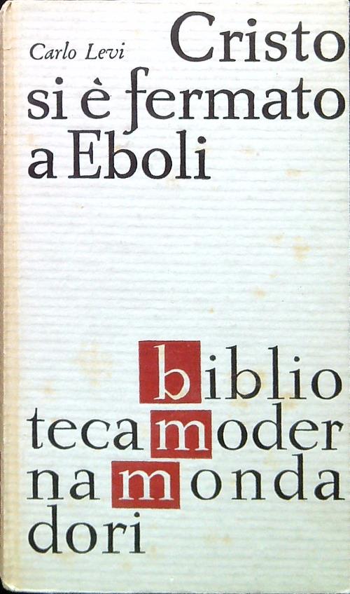Cristo si e' fermato a Eboli
