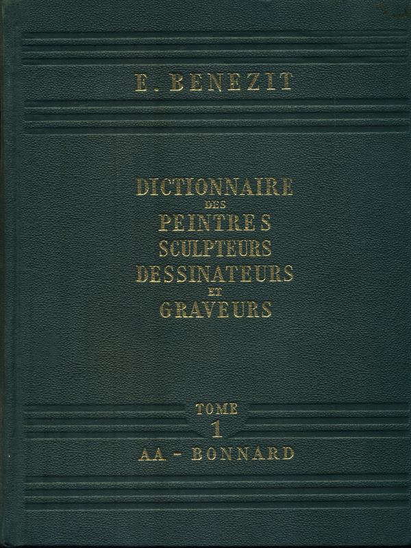 Dictionaire des Peintres sculpteurs dessinateurs et graveurs. 8 Volumi