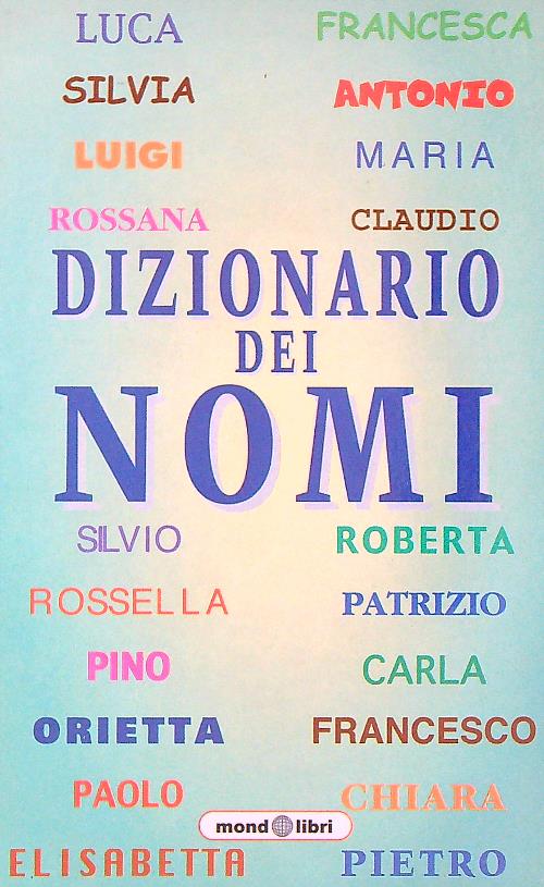 Dizionario dei nomi