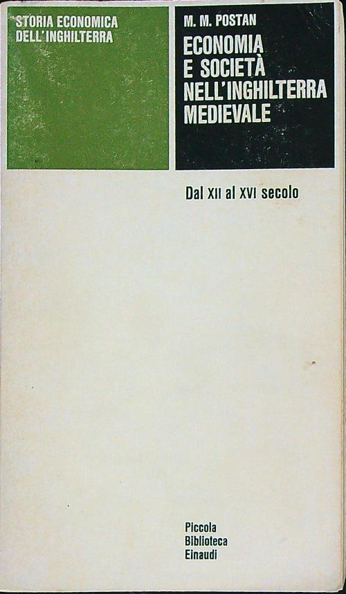 Economia e societa' nell'Inghilterra medievale