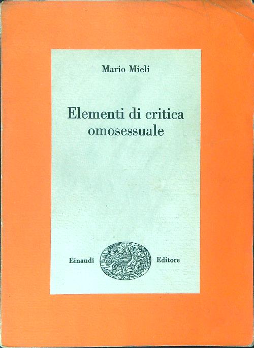 Elementi di critica omosessuale