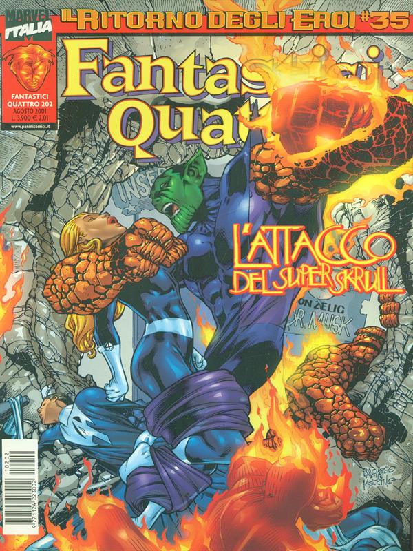 Fantastici Quattro n. 202 - agosto 2001