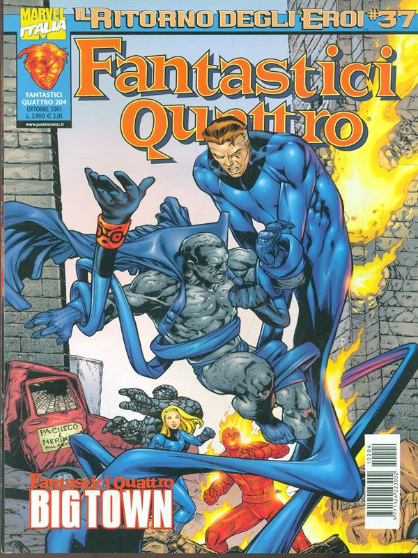 Fantastici Quattro n. 204 - ottobre 2001