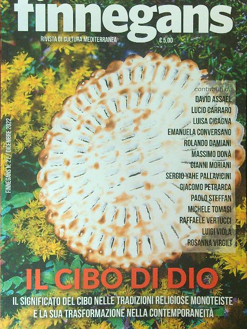 Finnegans n 27 / Dicembre 2022 Il cibo di Dio