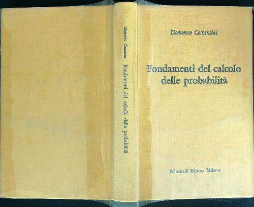Fondamenti del calcolo delle probabilita'.