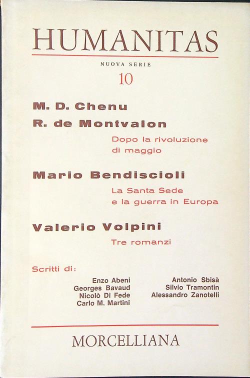 Humanitas 10 / 1968