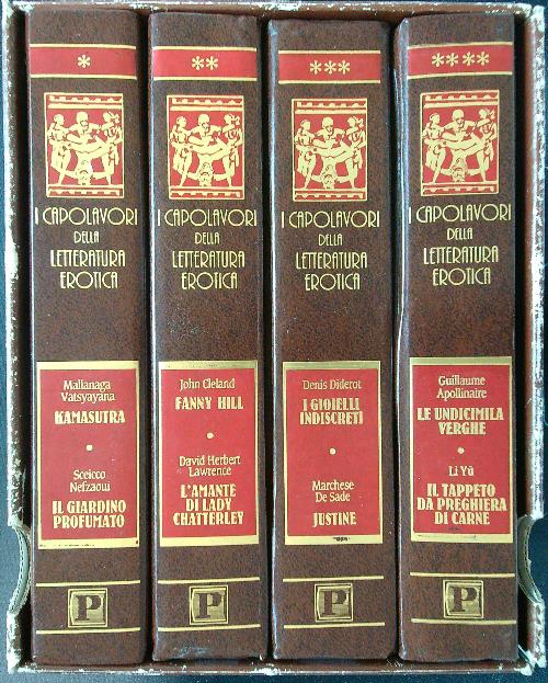I capolavori della letteratura erotica 4 vv