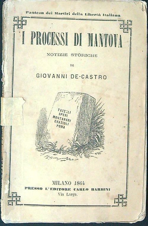 I processi di Mantova
