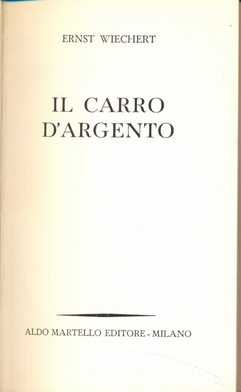 Il carro d'argento