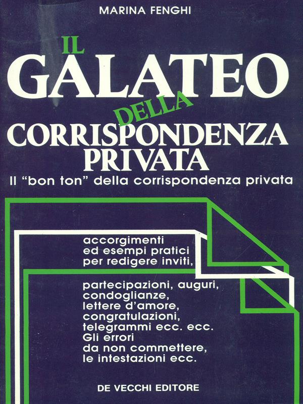 Il galateo della corrispondenza privata