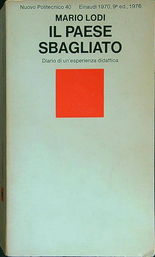 Il Paese sbagliato.