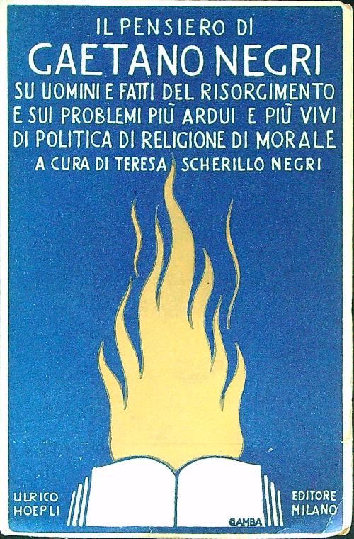 Il Pensiero di Gaetano Negri