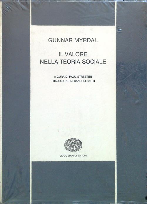 Il valore nella teoria sociale