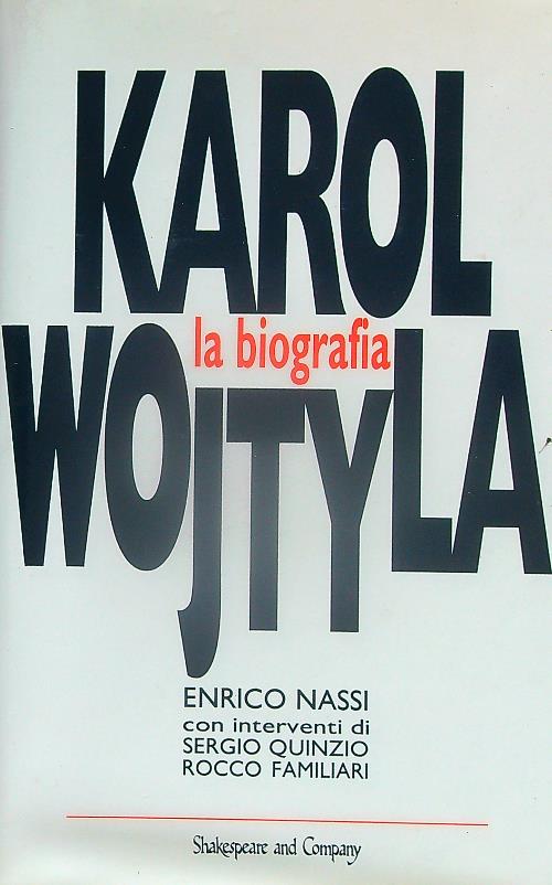 Karol Wojtyla la biografia