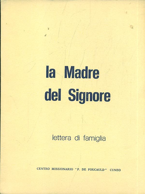 La Madre del Signore