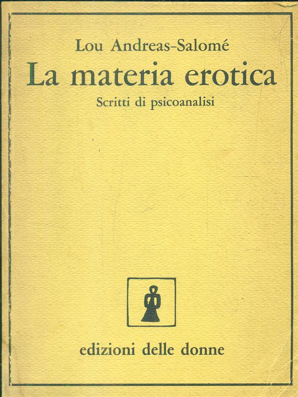 La materia erotica