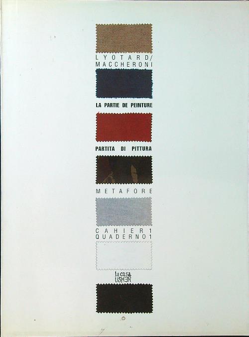 La partie de peinture - Partita di pittura 1. Metafore