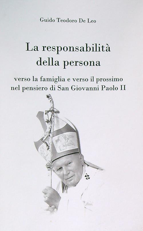 La responsabilita' della persona
