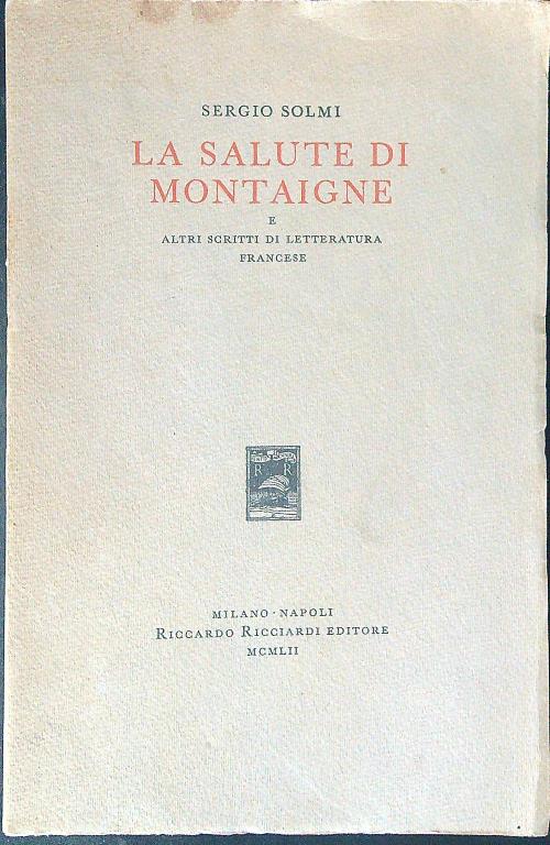 La salute di Montaigne