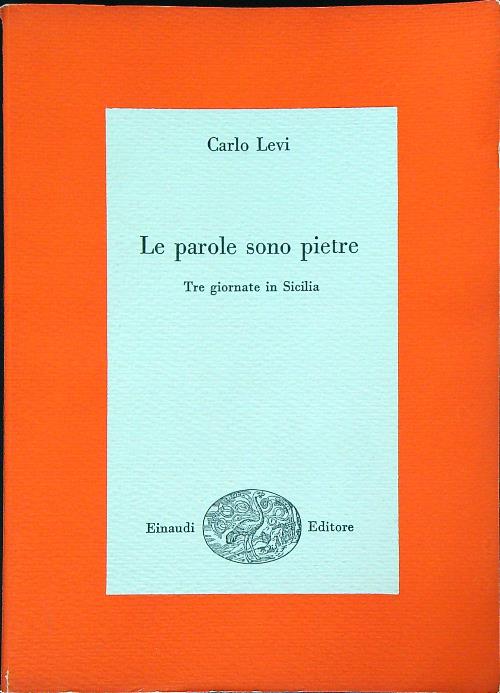 Le parole sono pietre